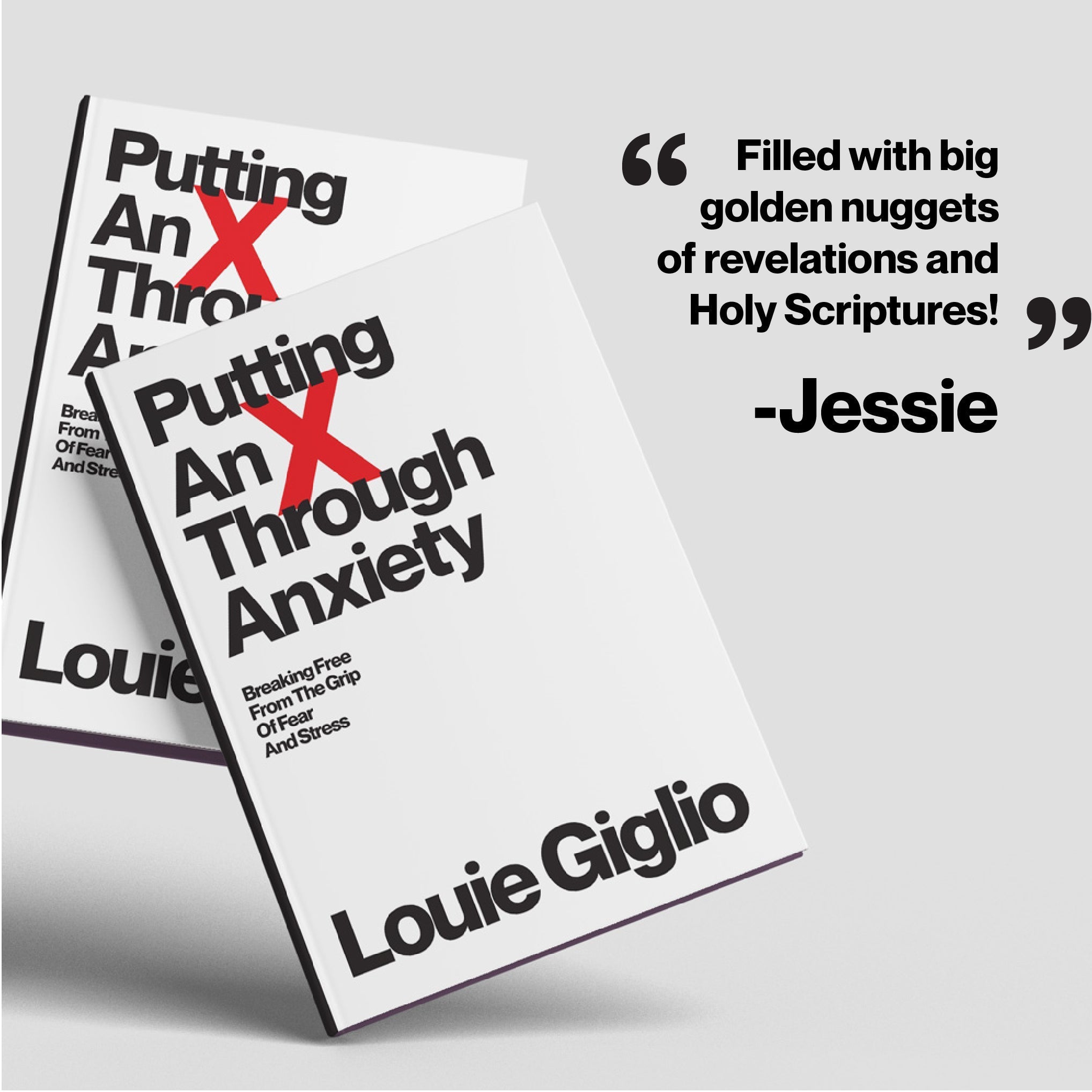 Putting an X Through Anxiety: Breaking Free from the Grip of Fear and Stress Paperback – February 21, 2023 - Faith & Flame - Books and Gifts - Passion Publishing - 9781949255195