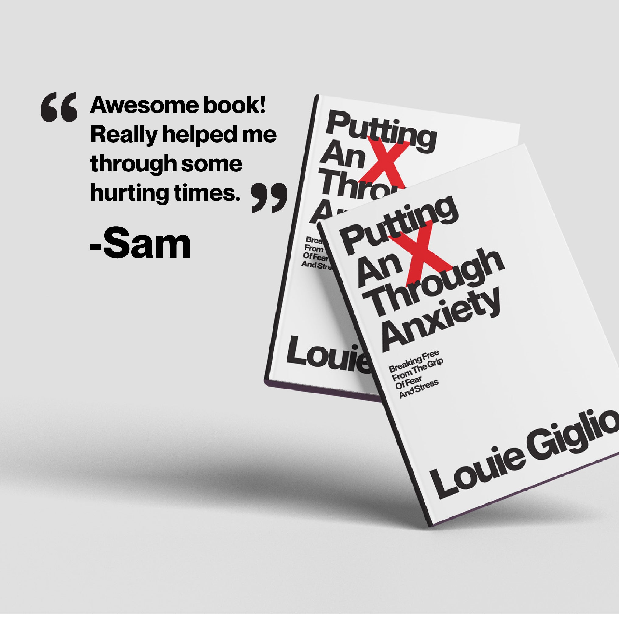 Putting an X Through Anxiety: Breaking Free from the Grip of Fear and Stress Paperback – February 21, 2023 - Faith & Flame - Books and Gifts - Passion Publishing - 9781949255195