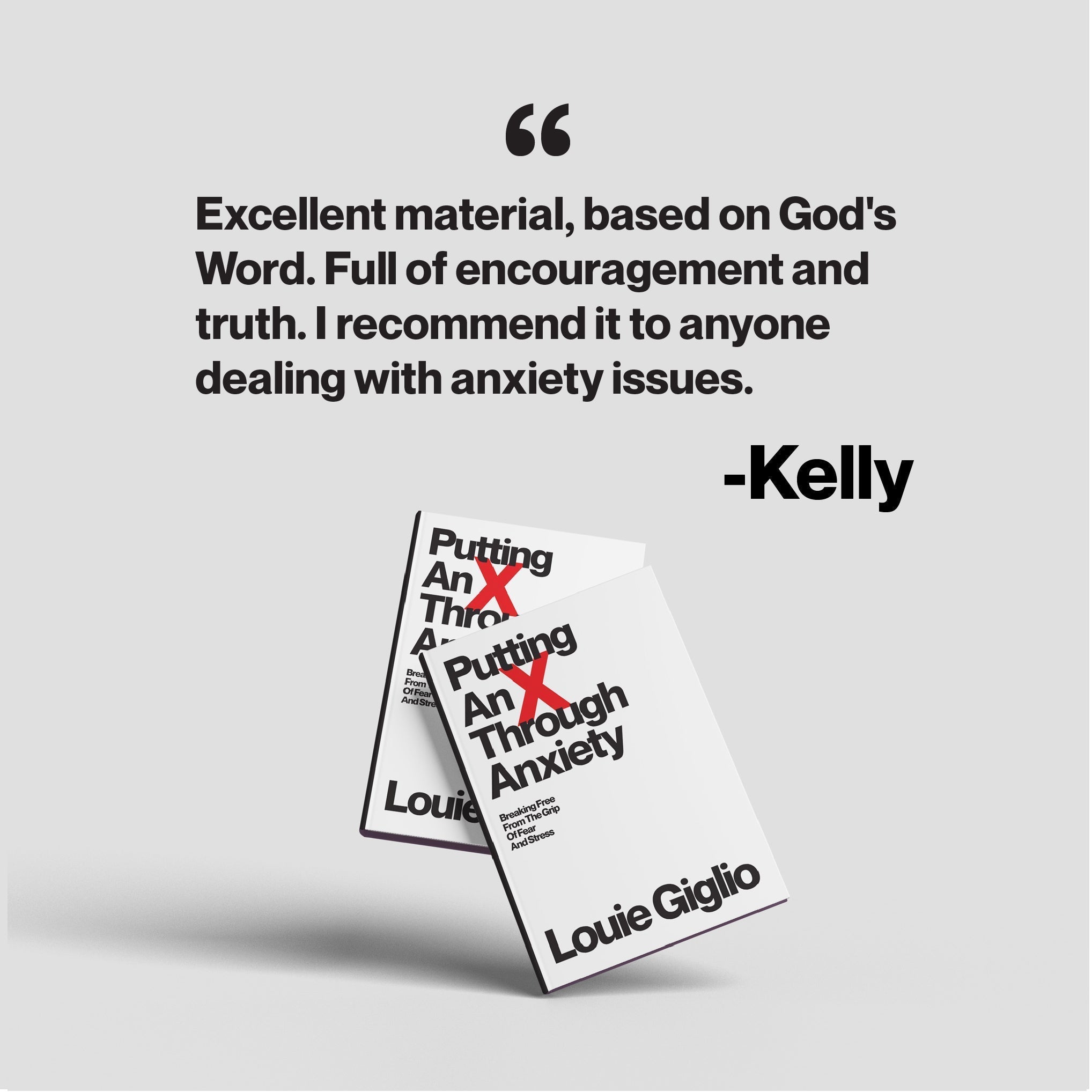 Putting an X Through Anxiety: Breaking Free from the Grip of Fear and Stress Paperback – February 21, 2023 - Faith & Flame - Books and Gifts - Passion Publishing - 9781949255195