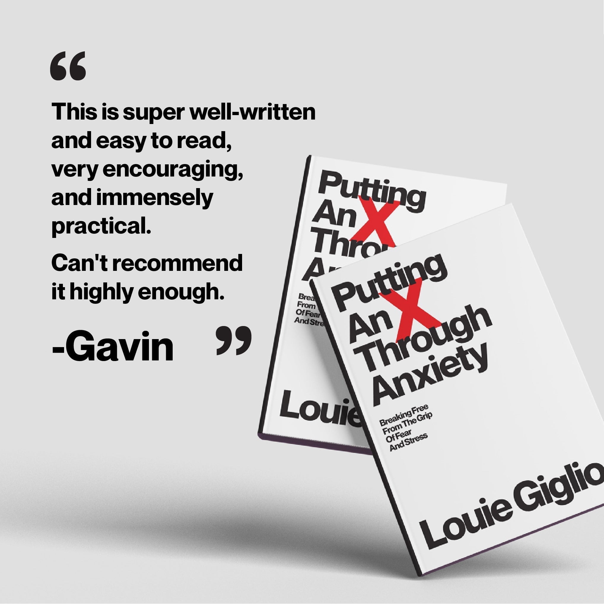 Putting an X Through Anxiety: Breaking Free from the Grip of Fear and Stress Paperback – February 21, 2023 - Faith & Flame - Books and Gifts - Passion Publishing - 9781949255195