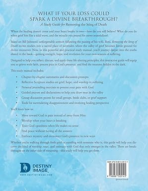 Removing the Sting of Death Study Manual: Experience New Depths of God's Presence in Times of Pain, Grief, and Loss Paperback – July 1, 2025 - Faith & Flame - Books and Gifts - Destiny Image - 9798881505141