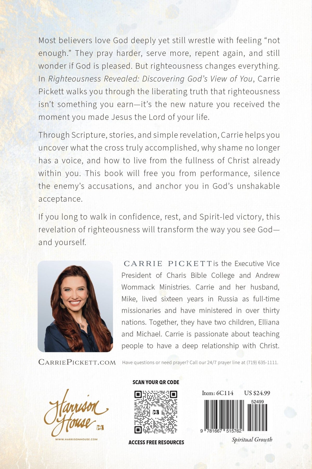 Righteousness Revealed - December 2026 - Faith & Flame - Books and Gifts - Harrison House - 9781667515762