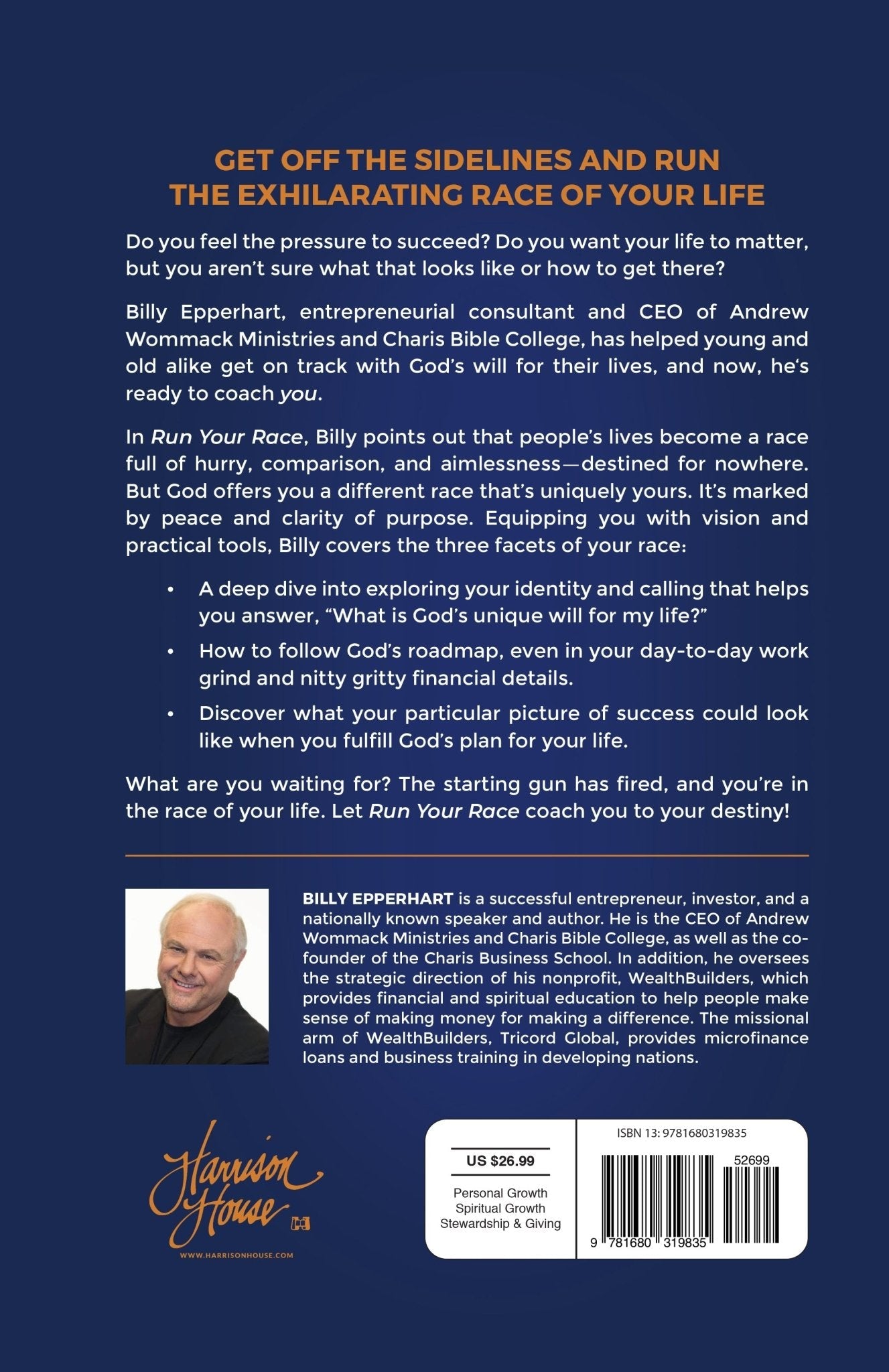 Run Your Race: How to Pursue God's Will for Your Life with Peace, Patience, and Productivity Paperback – January 17, 2023 - Faith & Flame - Books and Gifts - Harrison House Publishers - 9781680319811