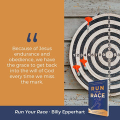 Run Your Race: How to Pursue God's Will for Your Life with Peace, Patience, and Productivity Paperback – January 17, 2023 - Faith & Flame - Books and Gifts - Harrison House Publishers - 9781680319811