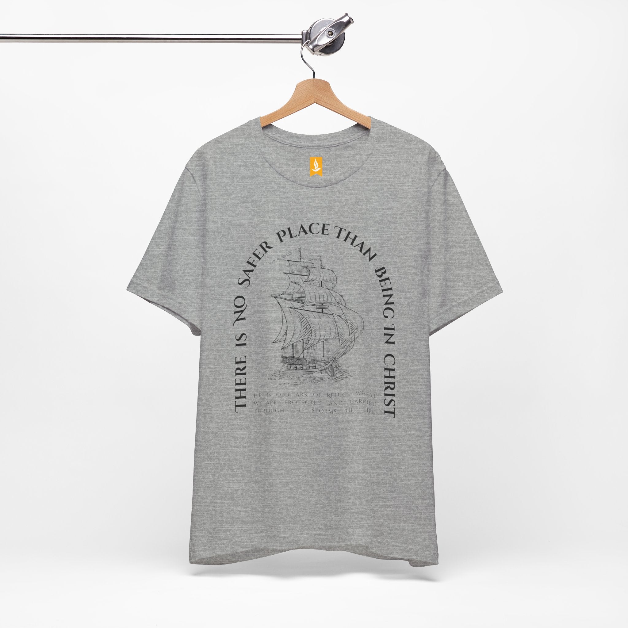 Safe Place in Christ T-shirt | Fallen Angels, Giants, Monsters - Faith & Flame - Books and Gifts - Printify - 
