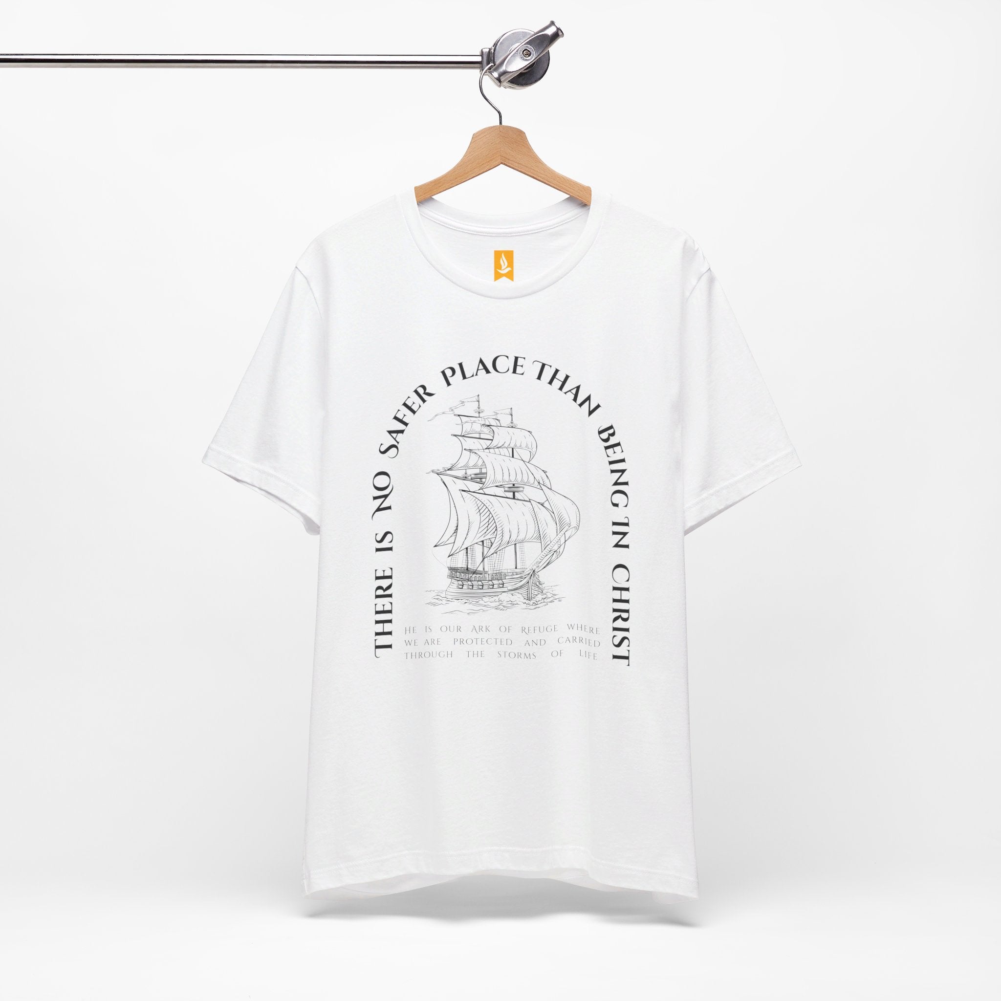 Safe Place in Christ T-shirt | Fallen Angels, Giants, Monsters - Faith & Flame - Books and Gifts - Printify - 