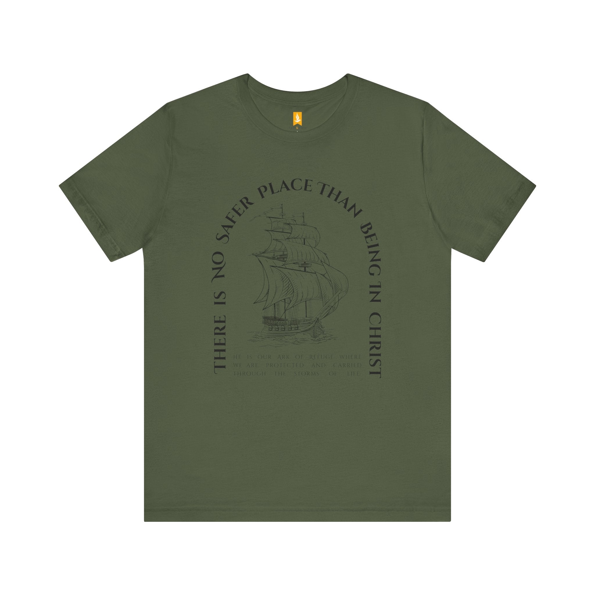 Safe Place in Christ T-shirt | Fallen Angels, Giants, Monsters - Faith & Flame - Books and Gifts - Printify - 