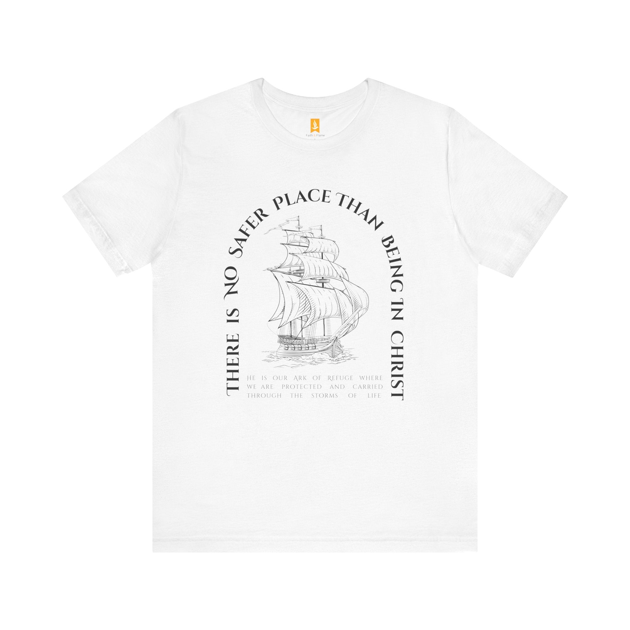 Safe Place in Christ T-shirt | Fallen Angels, Giants, Monsters - Faith & Flame - Books and Gifts - Printify - 