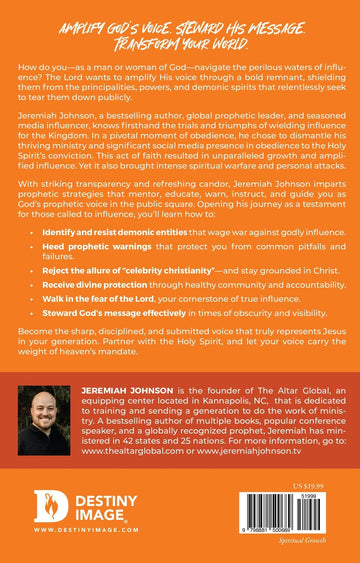 Secrets to Stewarding God's Voice in a New Era: The Power and Price of Influence Paperback – October 1, 2024 - Faith & Flame - Books and Gifts - Destiny Image - 9798881500689