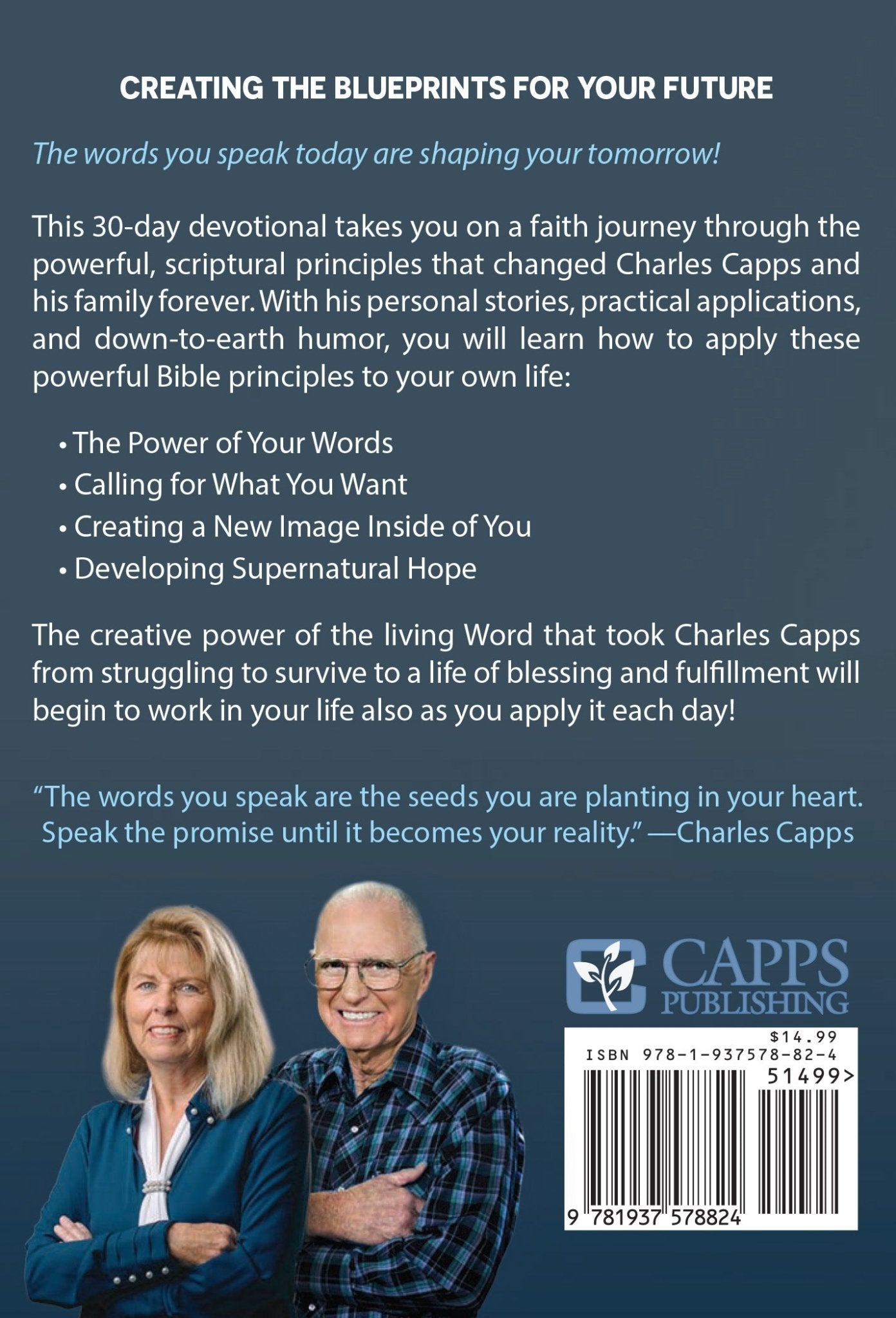 Shaping Tomorrow: How Today's Words Frame Your Future – December 2, 2025 - Faith & Flame - Books and Gifts - Harrison House - 9781937578824