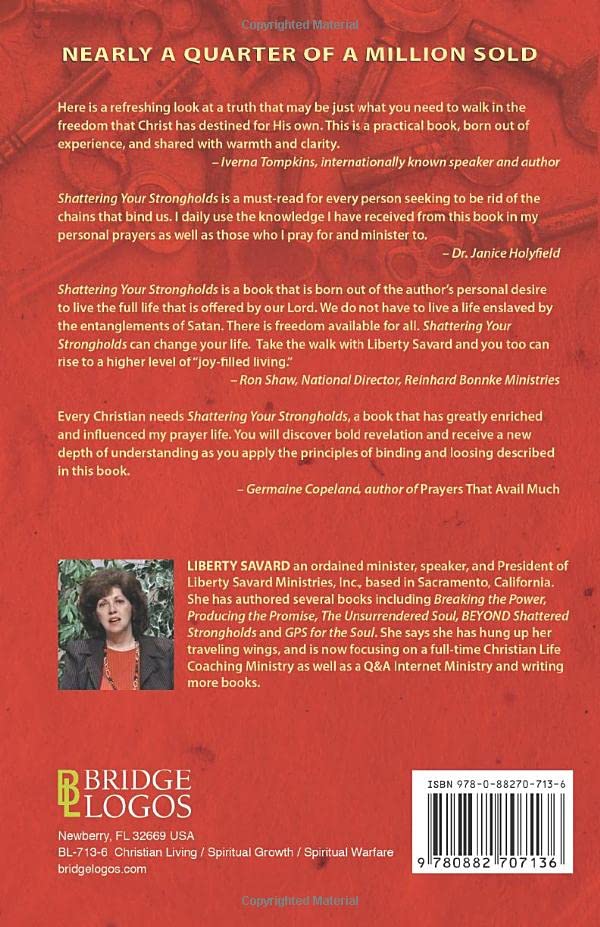 Shattering Your Strongholds - February 1993 - Faith & Flame - Books and Gifts - Bridge Logos - 9780882707136
