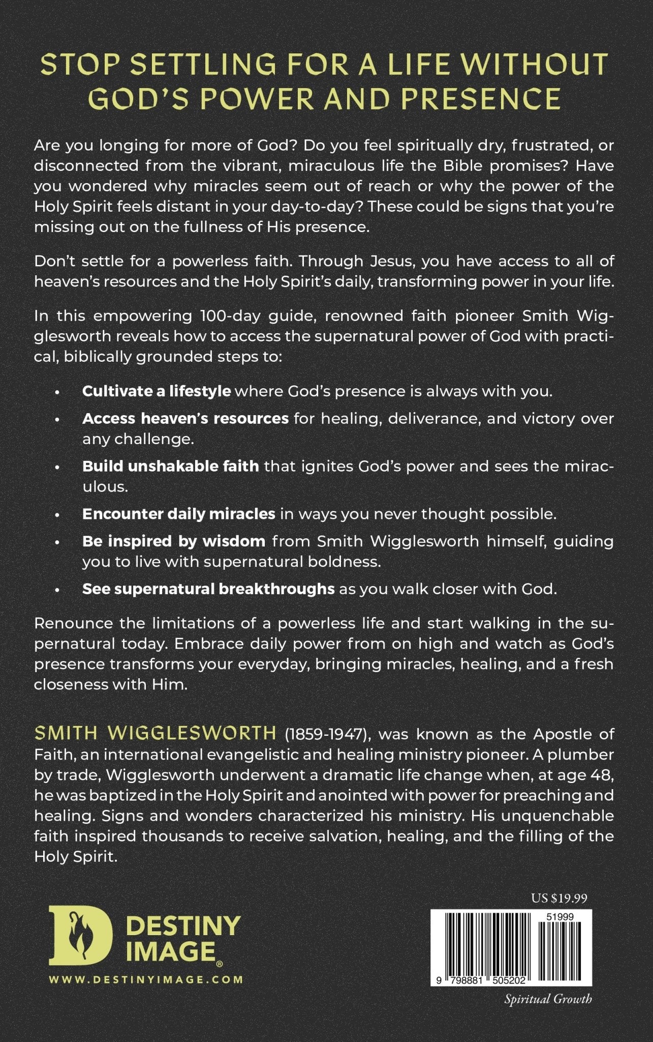 Smith Wigglesworth on Receiving Daily Power from on High: 100 Days of Hosting the Spirit's Power and Presence in Your Everyday Life – February 3, 2026 - Faith & Flame - Books and Gifts - Destiny Image - 9798881505202