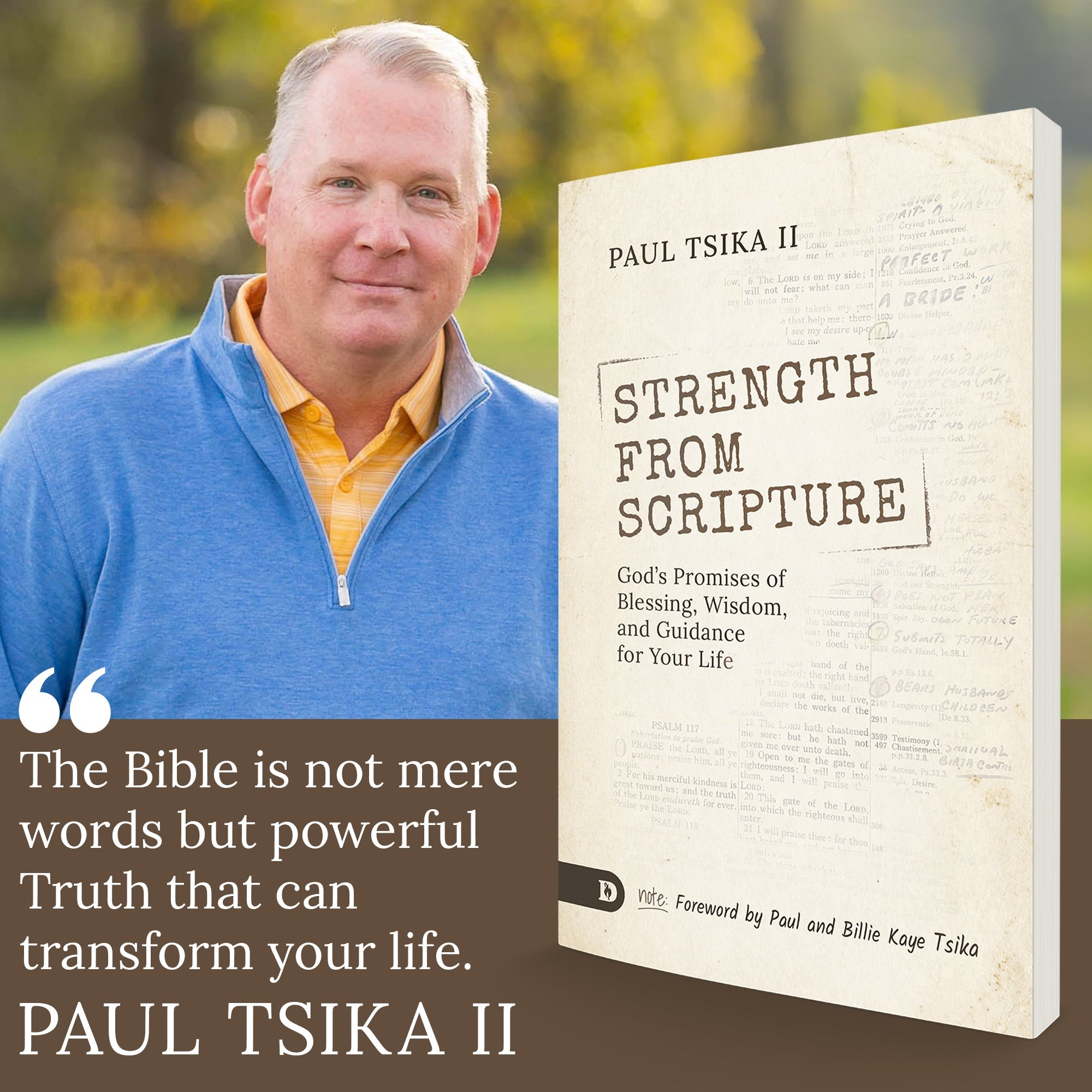 Strength from Scripture - November 1, 2026 - Faith & Flame - Books and Gifts - Destiny Image - 9798881507985