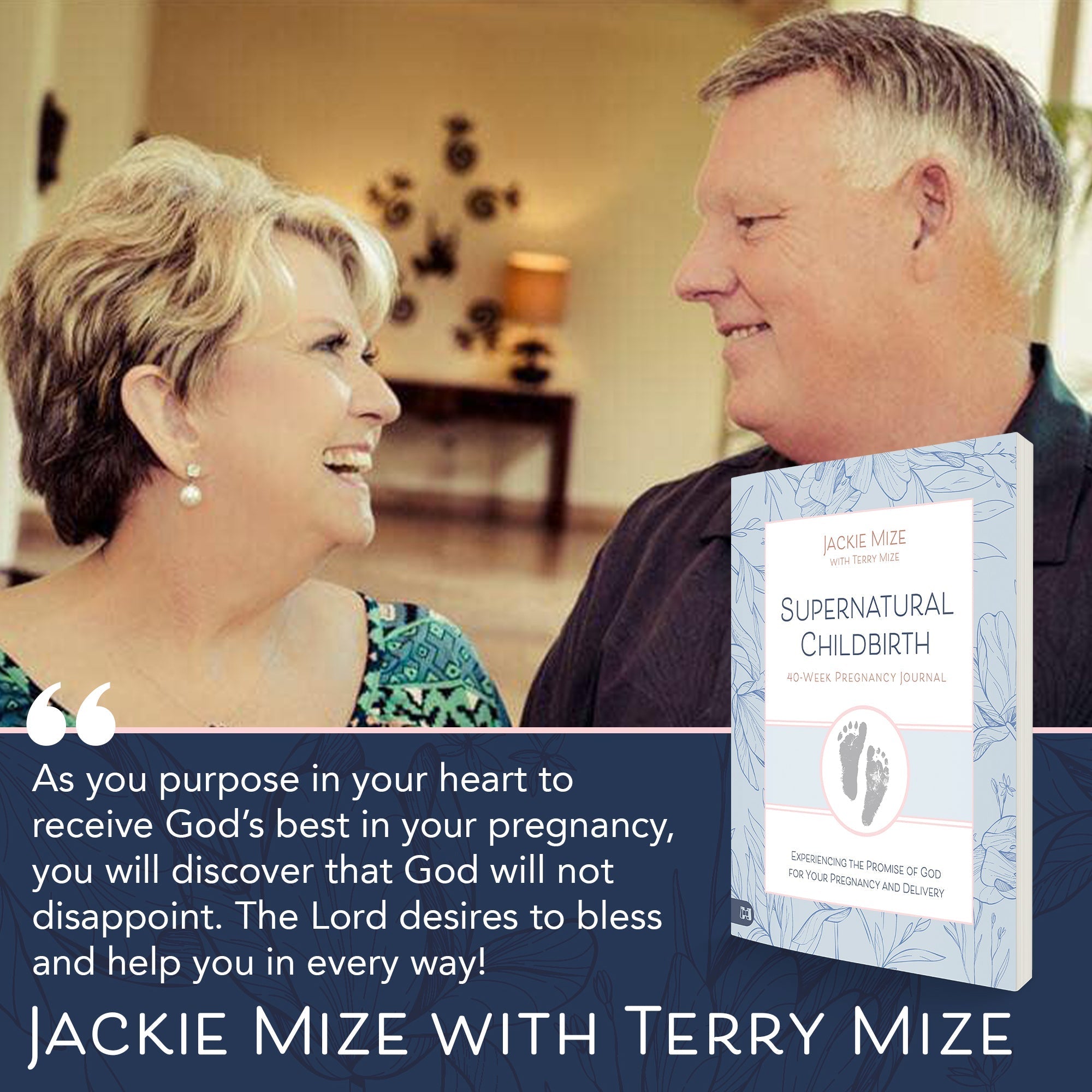 Supernatural Childbirth 40 - Week Pregnancy Journal: Experiencing the Promise of God for Your Pregnancy and Delivery Paperback – May 6, 2025 - Faith & Flame - Books and Gifts - Harrison House - 9781667509280