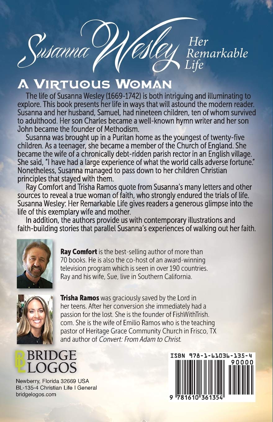 Susanna Wesley: Her Remarkable Life - December 2014 - Faith & Flame - Books and Gifts - Bridge Logos - 9781610361354