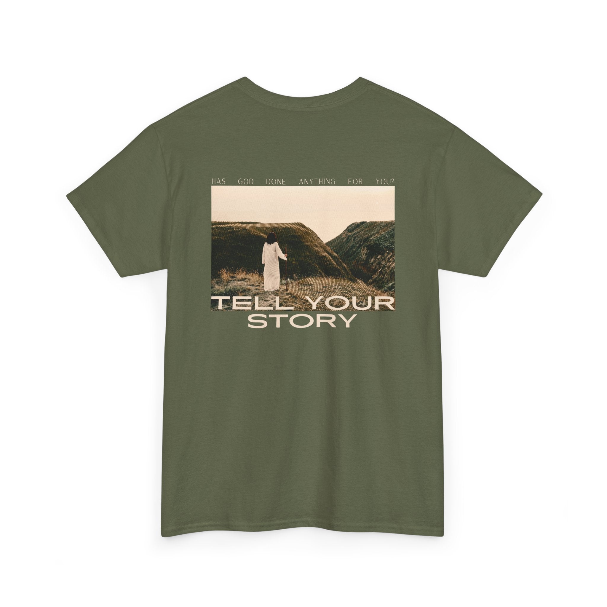 Tell Your Story Cotton Tee | Pentecost If... - Faith & Flame - Books and Gifts - Printify - 