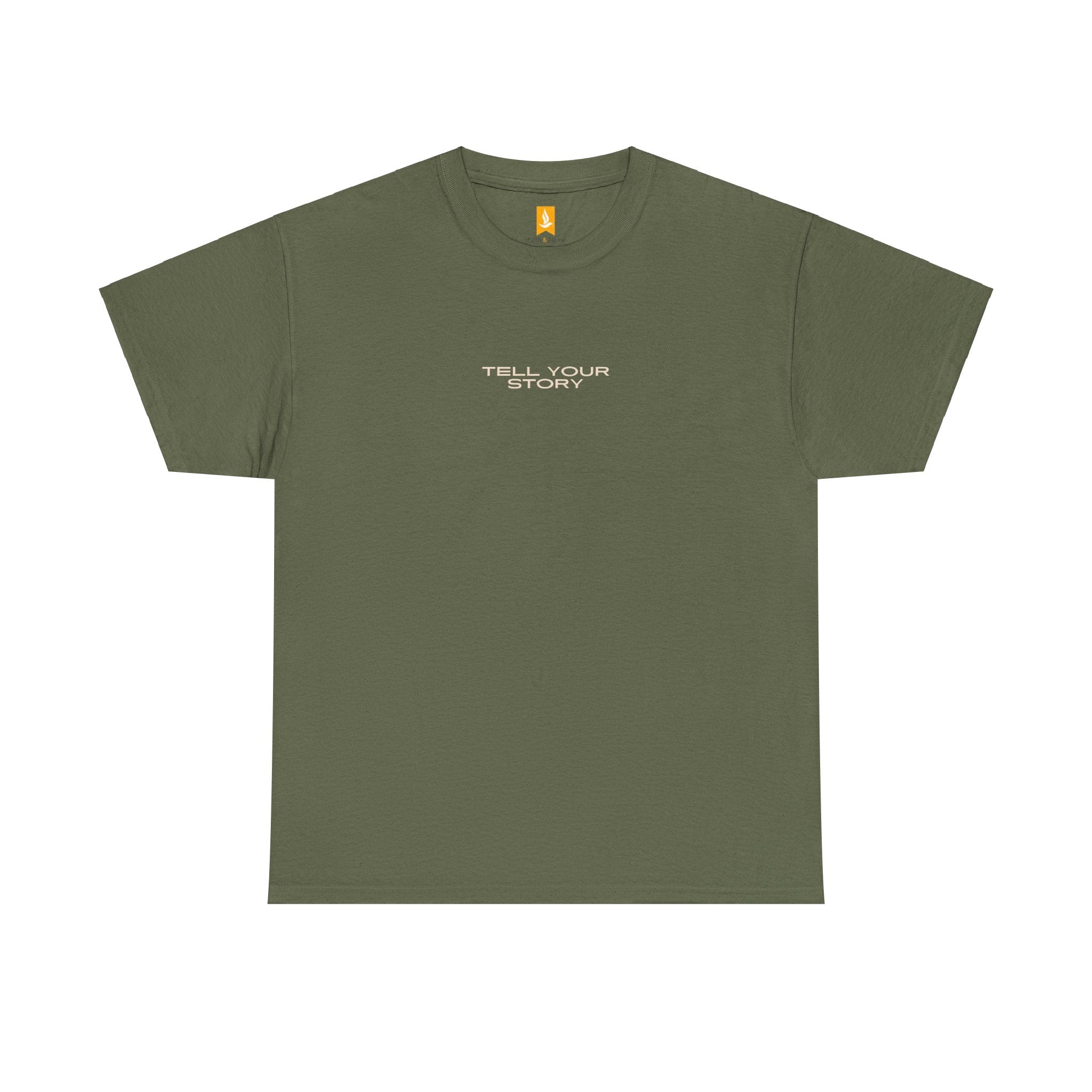 Tell Your Story Cotton Tee | Pentecost If... - Faith & Flame - Books and Gifts - Printify - 