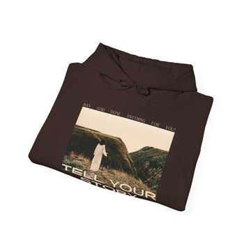 Tell Your Story Hoodie Front Design | Pentecost If… - Faith & Flame - Books and Gifts - Printify - 