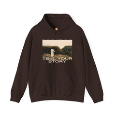 Tell Your Story Hoodie Front Design | Pentecost If… - Faith & Flame - Books and Gifts - Printify - 