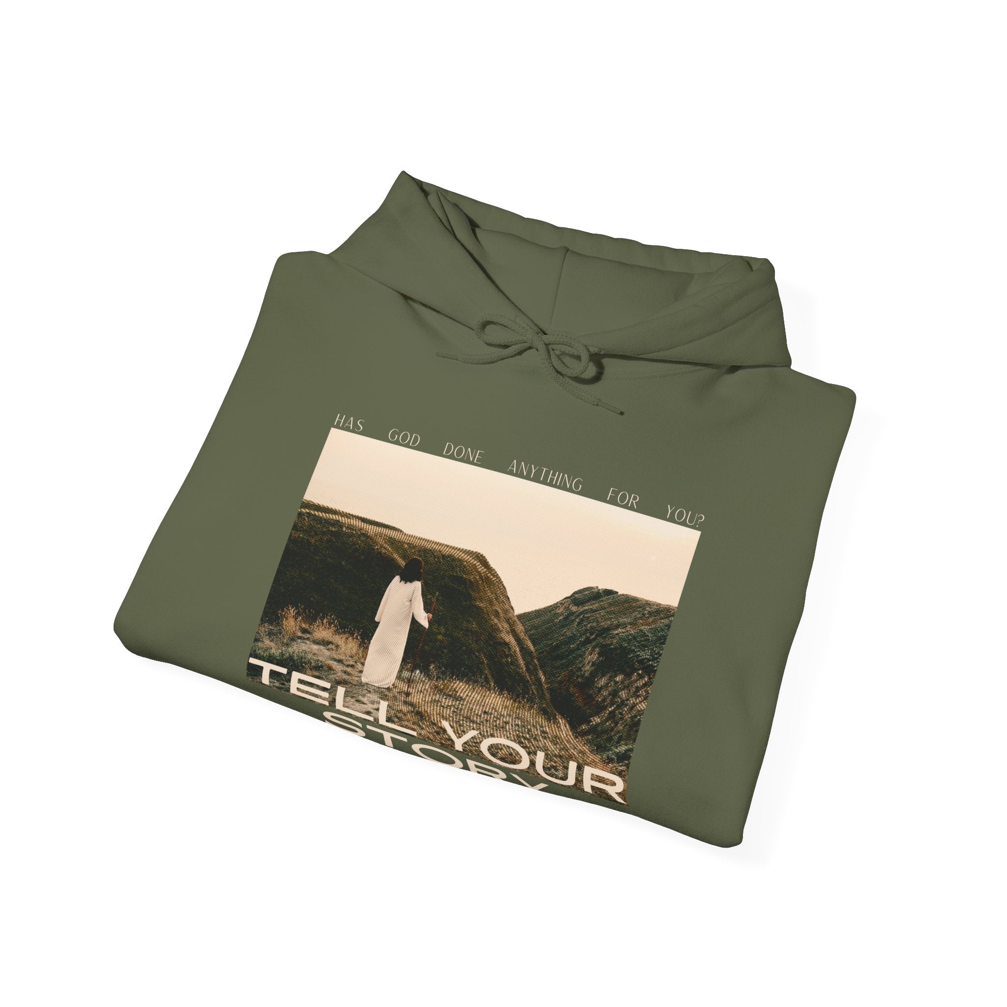 Tell Your Story Hoodie Front Design | Pentecost If… - Faith & Flame - Books and Gifts - Printify - 