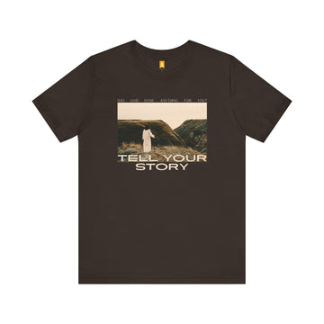 Tell Your Story T-shirt Front Design | Pentecost If... - Faith & Flame - Books and Gifts - Printify - 