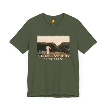 Tell Your Story T-shirt Front Design | Pentecost If... - Faith & Flame - Books and Gifts - Printify - 