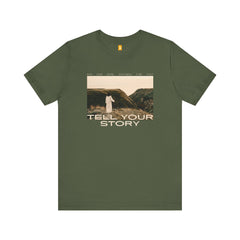 Tell Your Story T-shirt Front Design | Pentecost If... - Faith & Flame - Books and Gifts - Printify - 
