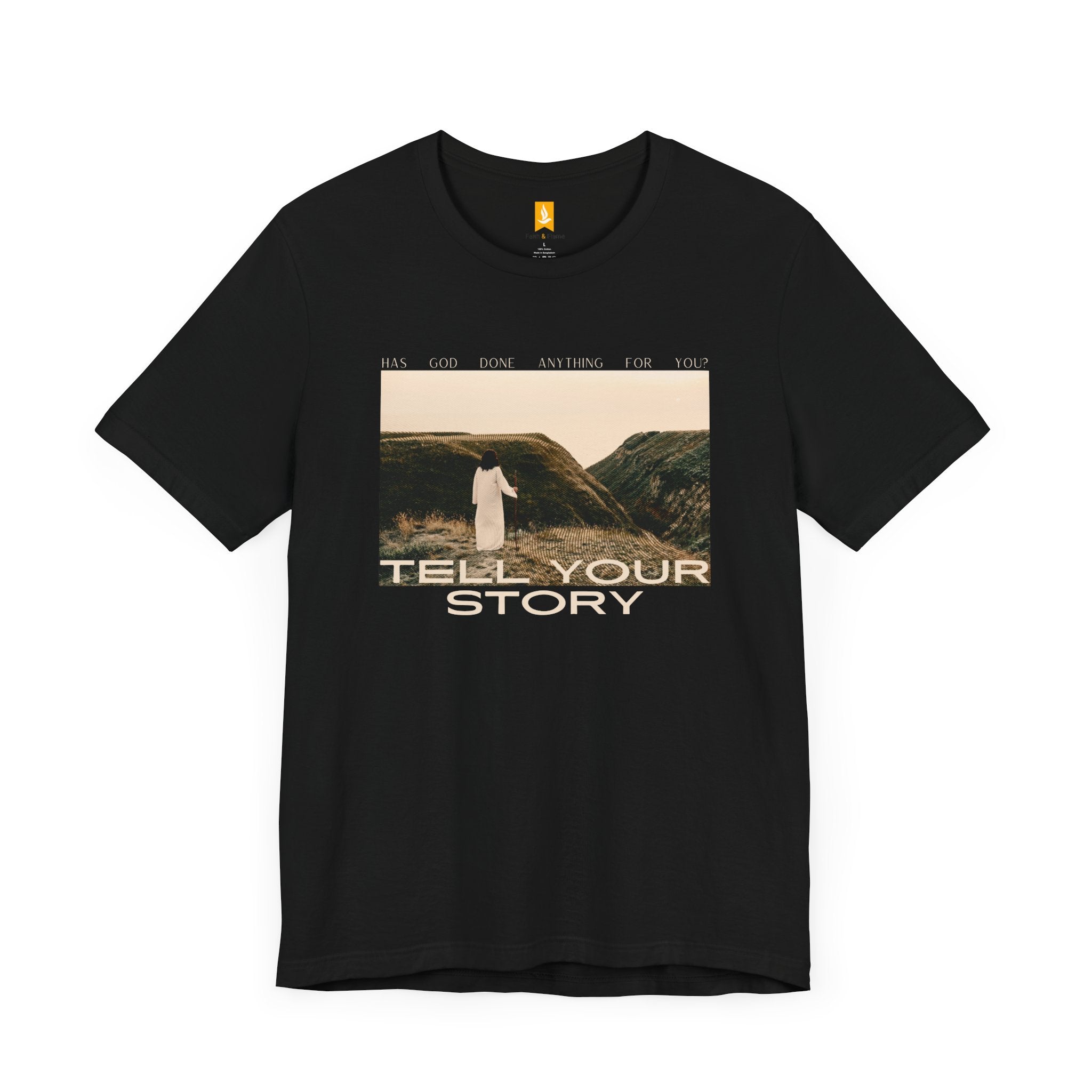 Tell Your Story T-shirt Front Design | Pentecost If... - Faith & Flame - Books and Gifts - Printify - 