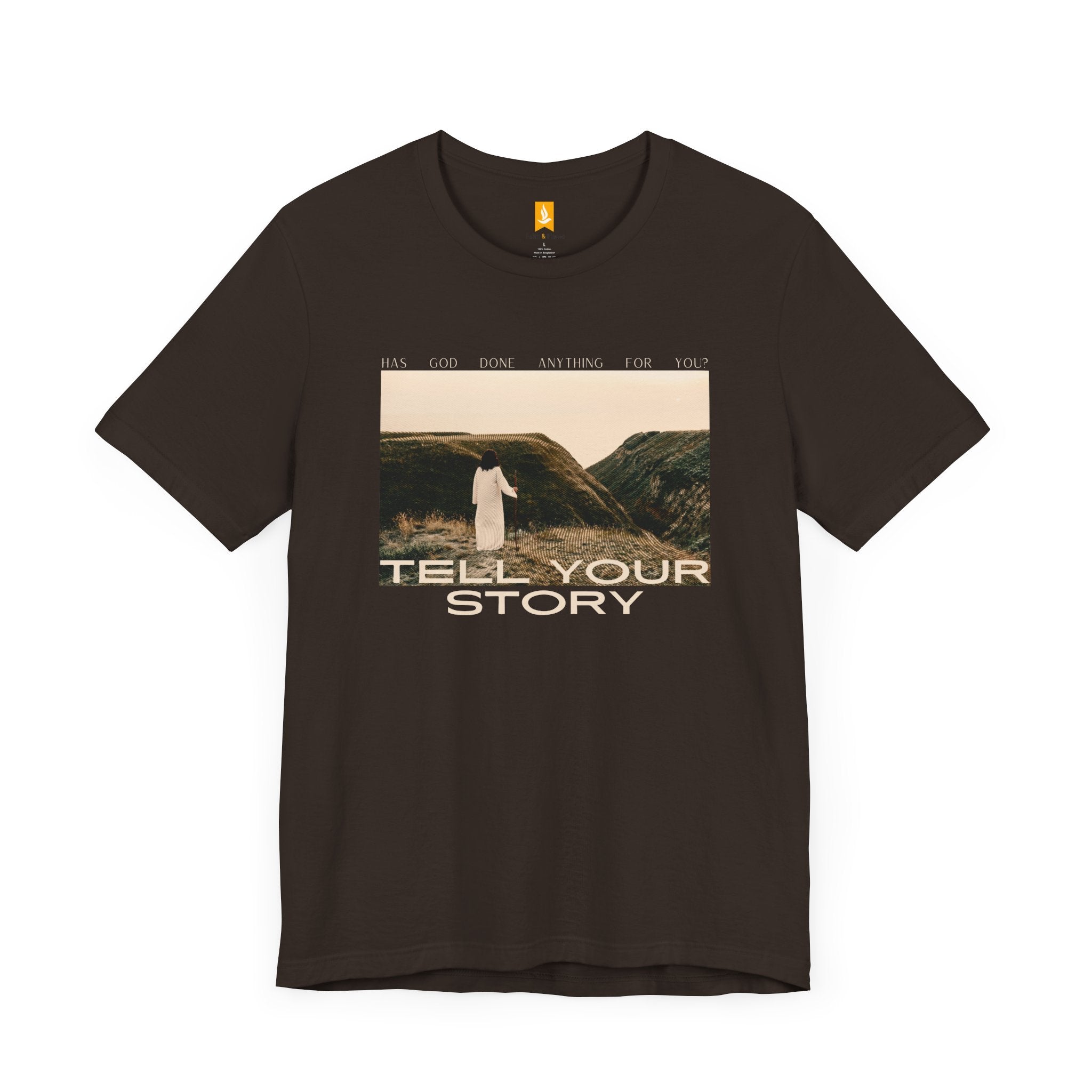 Tell Your Story T-shirt Front Design | Pentecost If... - Faith & Flame - Books and Gifts - Printify - 