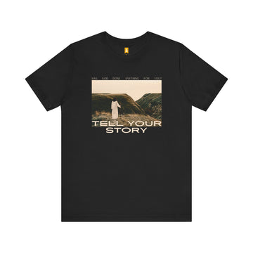 Tell Your Story T-shirt Front Design | Pentecost If... - Faith & Flame - Books and Gifts - Printify - 