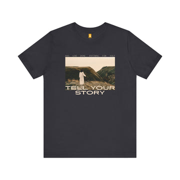Tell Your Story T-shirt Front Design | Pentecost If... - Faith & Flame - Books and Gifts - Printify - 
