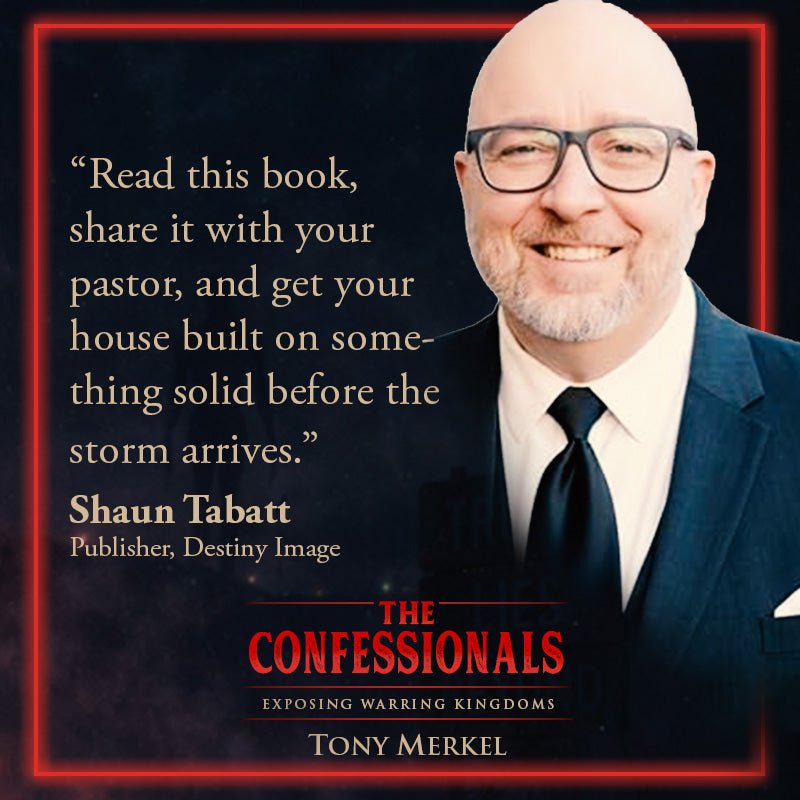 The Confessionals: Exposing Warring Kingdoms: The Hidden Truth Behind UFOs, Cryptids, and Spiritual Warfare Paperback – October 2026 - Faith & Flame - Books and Gifts - Destiny Image - 9798881508135