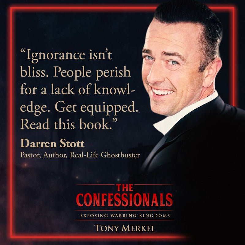The Confessionals: Exposing Warring Kingdoms: The Hidden Truth Behind UFOs, Cryptids, and Spiritual Warfare Paperback – October 2026 - Faith & Flame - Books and Gifts - Destiny Image - 9798881508135