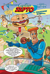 The Galactic Quest of Captain Zepto: Issue 6: Fast Food Slowdown Paperback – September 2, 2025 - Faith & Flame - Books and Gifts - Destiny Image - 9798881507633