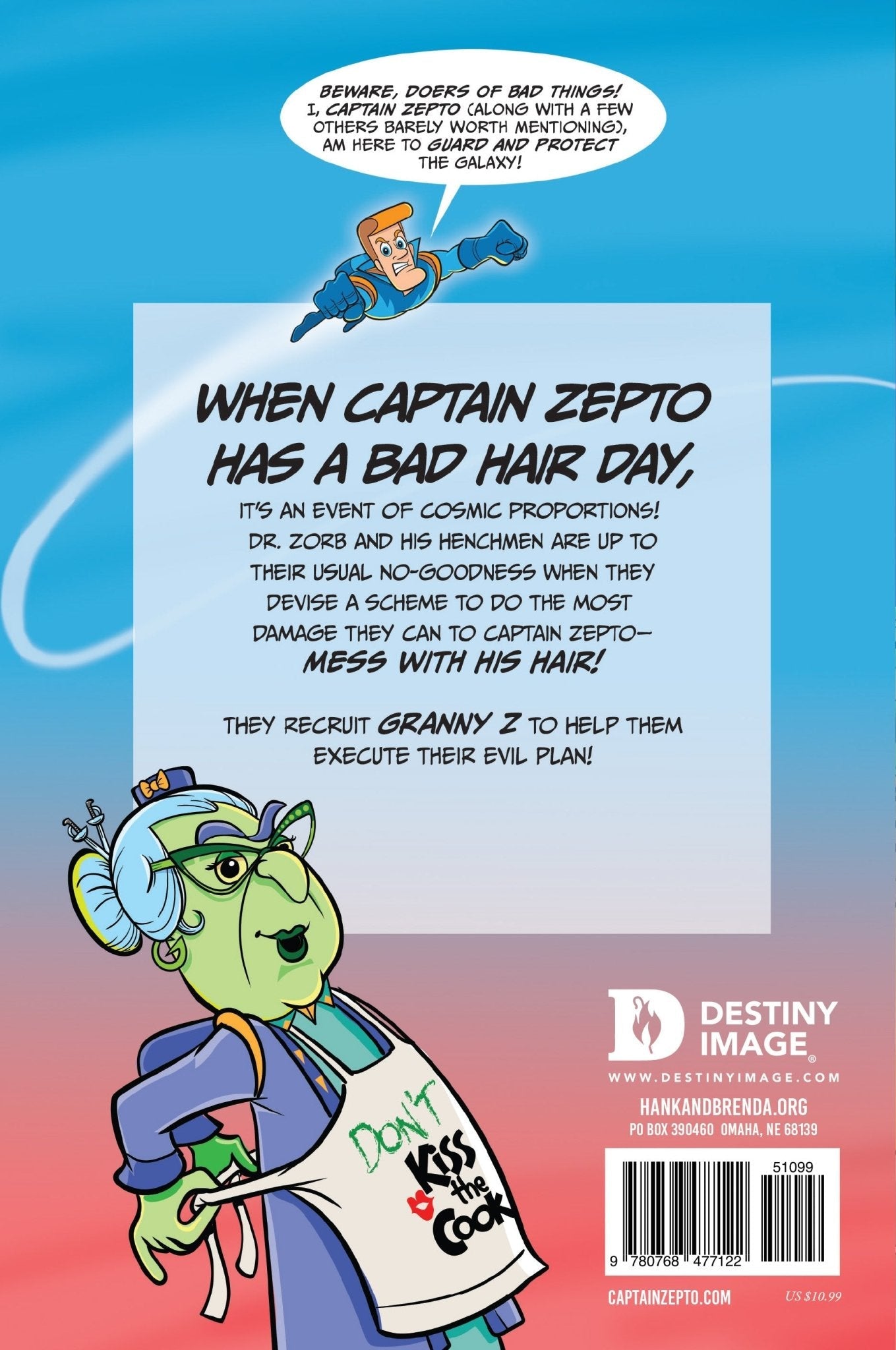 The Galactic Quests of Captain Zepto: Issue 4: The Great Z Clips Paperback – September 5, 2023 - Faith & Flame - Books and Gifts - Destiny Image - 9780768477122