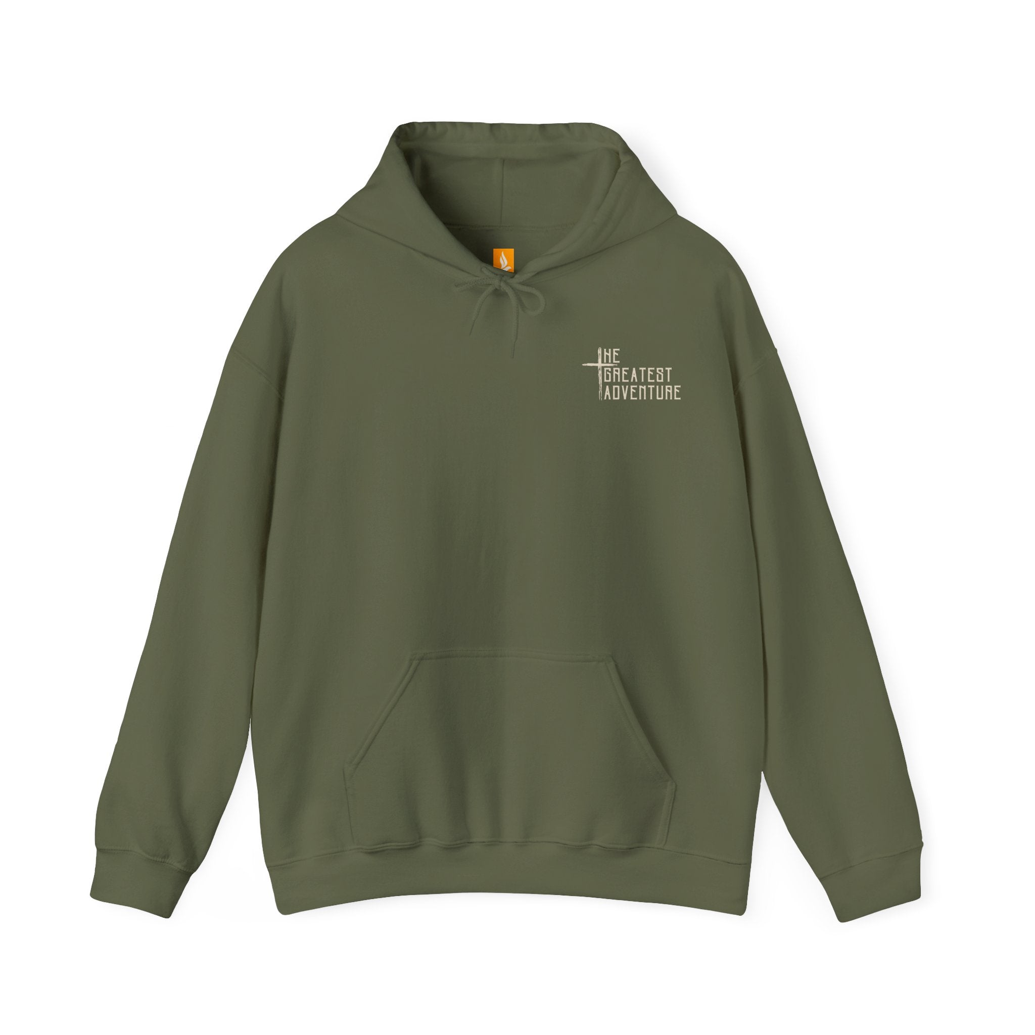 The Greatest Adventure (Green) Front & Back Design | Divine Encounters - Faith & Flame - Books and Gifts - Printify - 