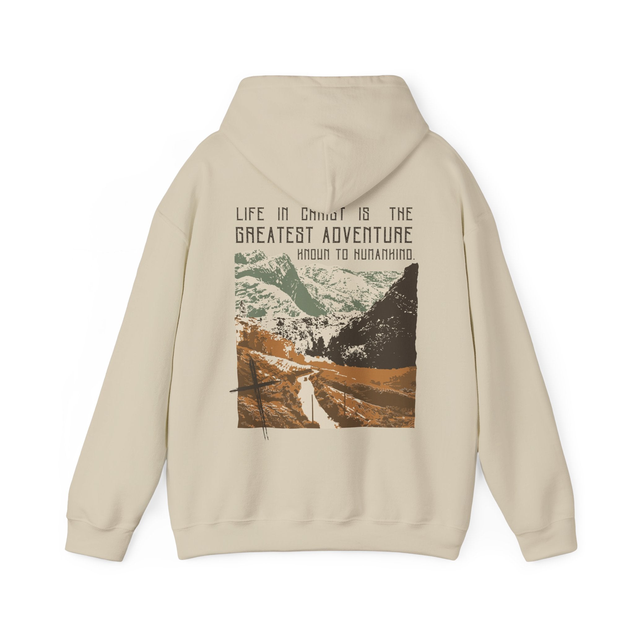 The Greatest Adventure (Green) Front & Back Design | Divine Encounters - Faith & Flame - Books and Gifts - Printify - 