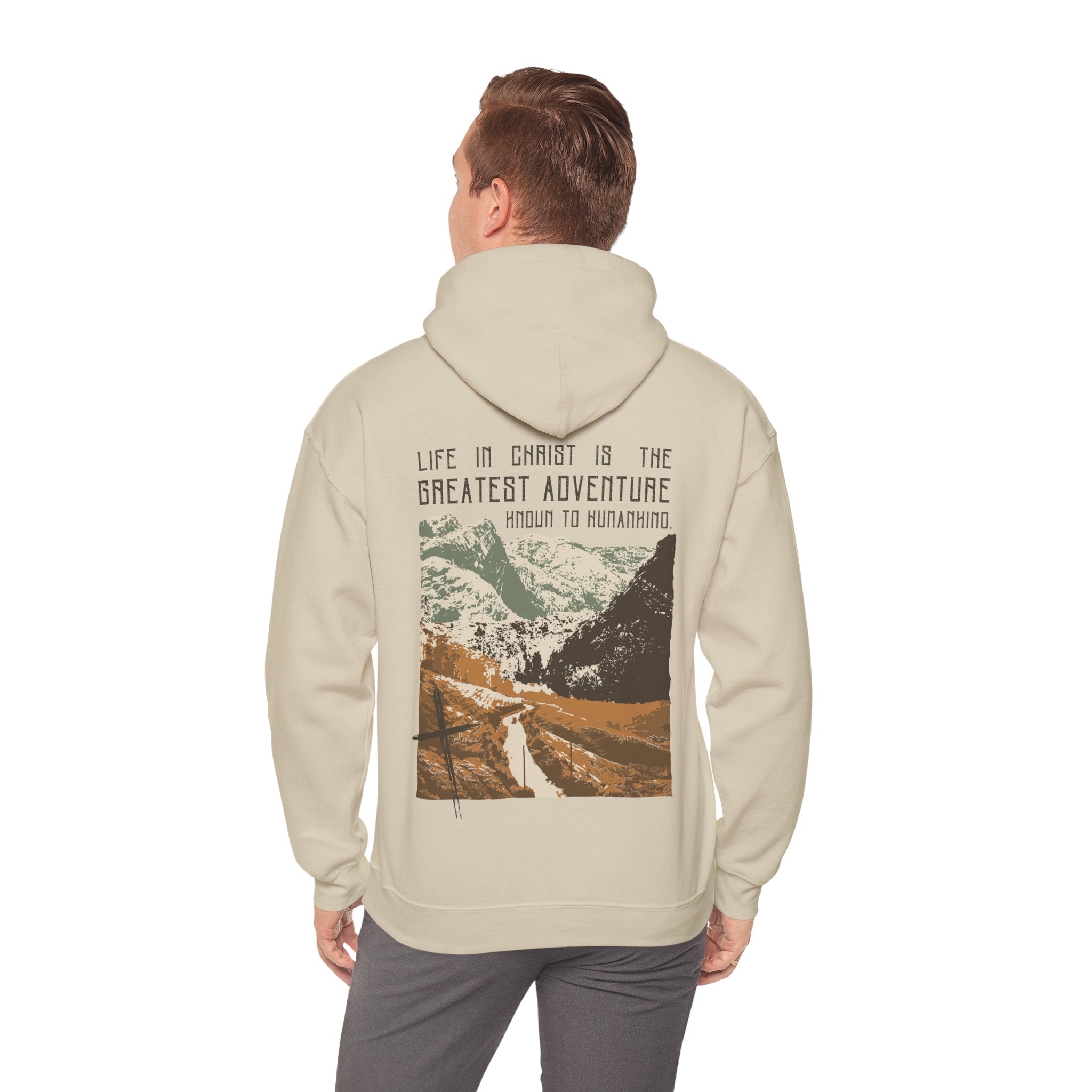 The Greatest Adventure (Green) Front & Back Design | Divine Encounters - Faith & Flame - Books and Gifts - Printify - 