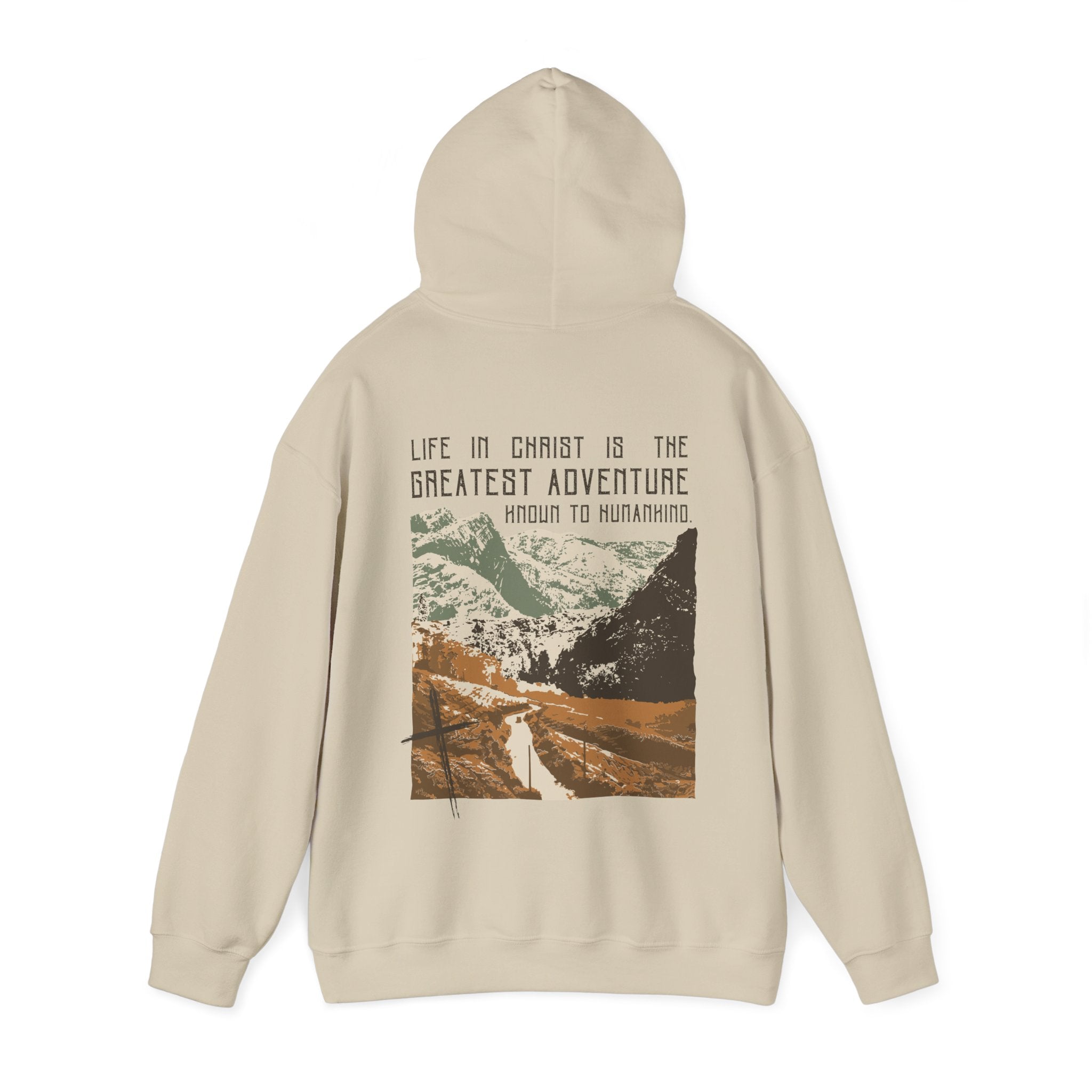 The Greatest Adventure (Green) Front & Back Design | Divine Encounters - Faith & Flame - Books and Gifts - Printify - 