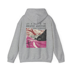 The Greatest Adventure (Pink) Front & Back Design | Divine Encounters - Faith & Flame - Books and Gifts - Printify - 