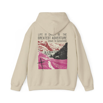 The Greatest Adventure (Pink) Front & Back Design | Divine Encounters - Faith & Flame - Books and Gifts - Printify - 