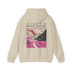 The Greatest Adventure (Pink) Front & Back Design | Divine Encounters - Faith & Flame - Books and Gifts - Printify - 