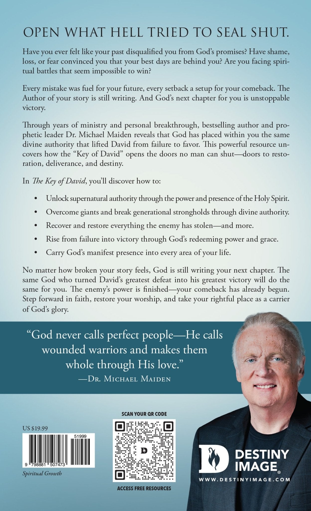 The Key of David: Your Spiritual Strategy to Break Strongholds, Conquer Giants, and Walk in Heaven's Authority – June 2, 2026 - Faith & Flame - Books and Gifts - Destiny Image - 9798881507473