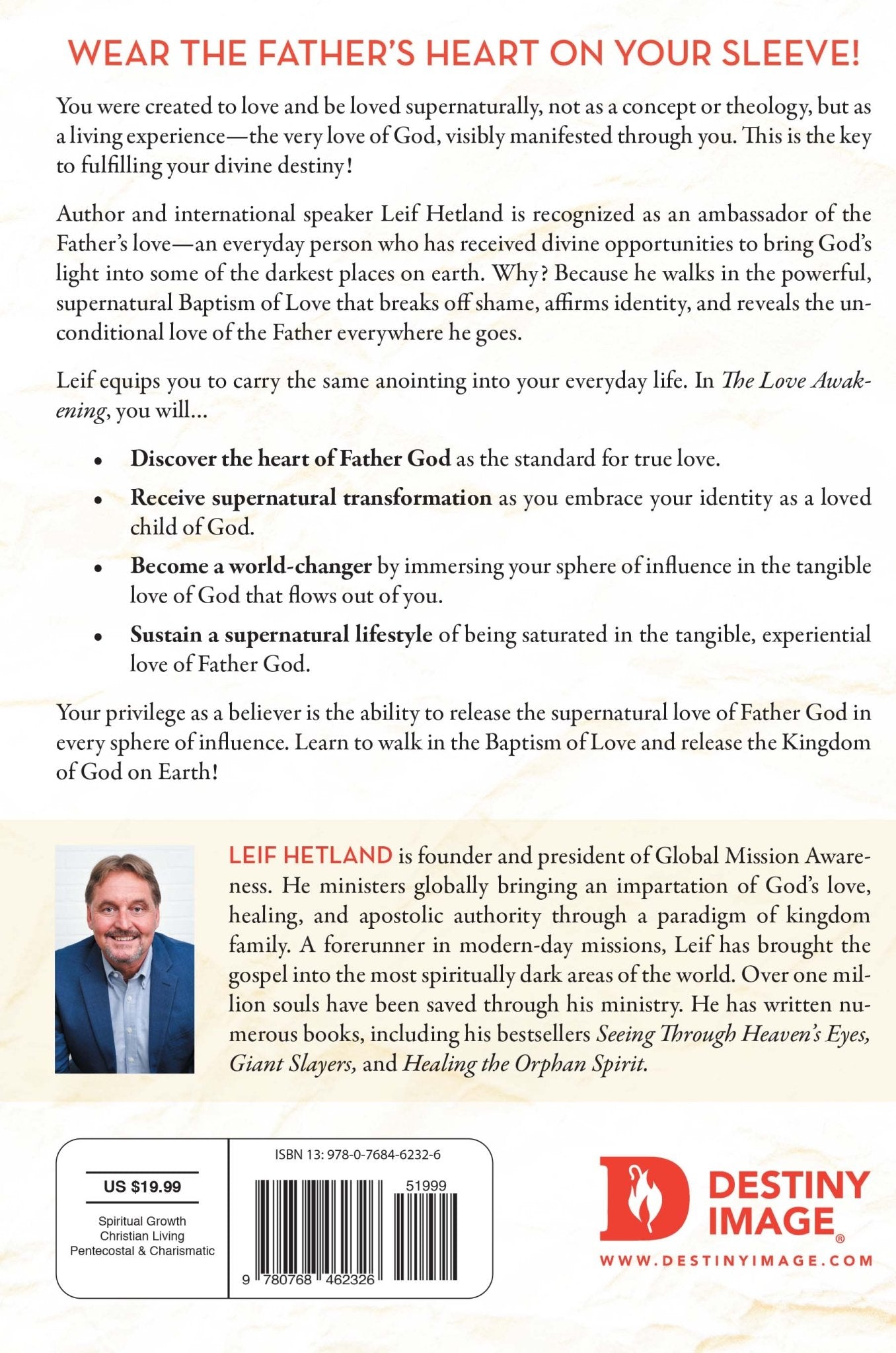 The Love Awakening: Living Immersed in the Supernatural Love of God Paperback – April 19, 2022 - Faith & Flame - Books and Gifts - Destiny Image - 9780768462326