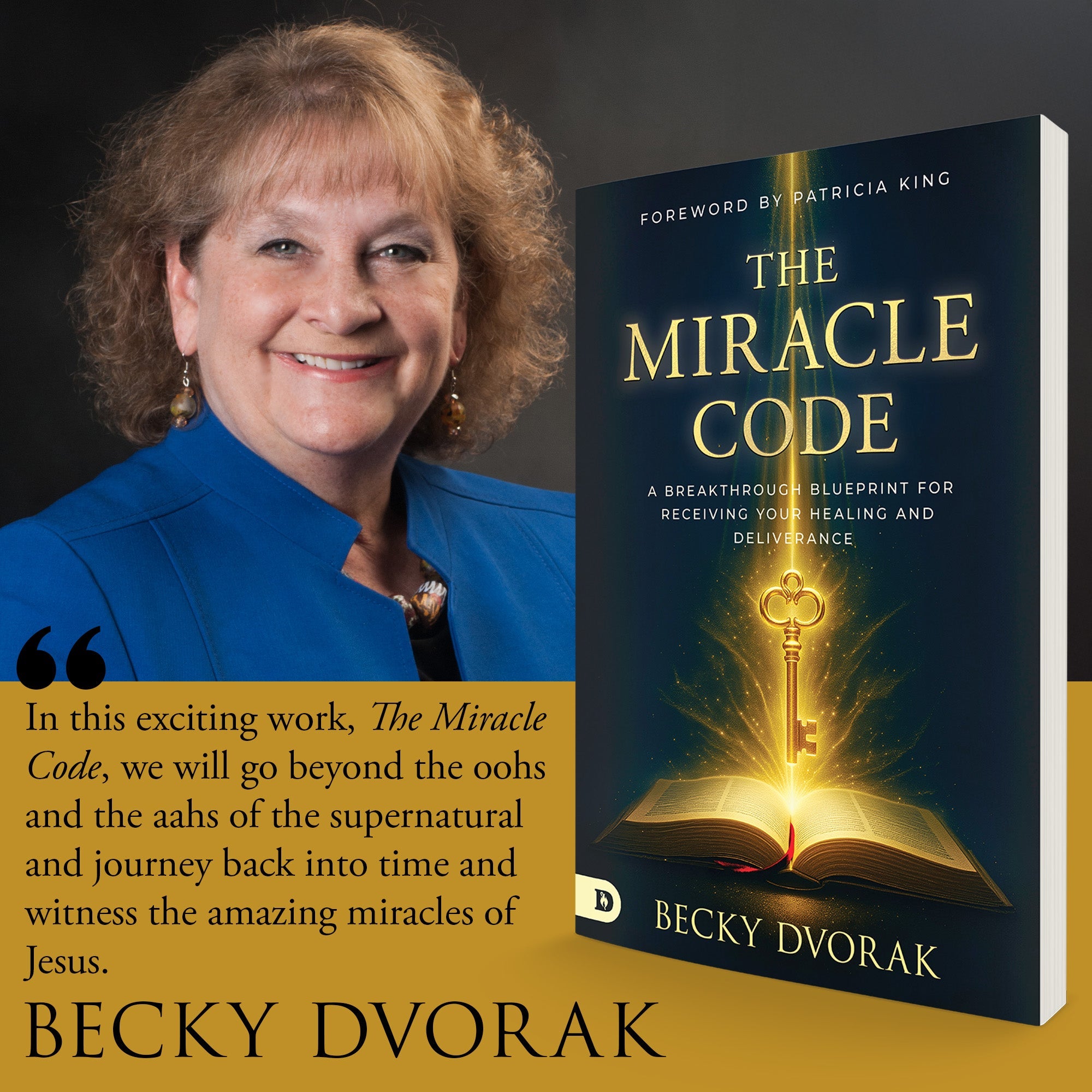 The Miracle Code: A Breakthrough Blueprint for Receiving Your Healing and Deliverance – March 3, 2026 - Faith & Flame - Books and Gifts - Destiny Image - 9798881506100