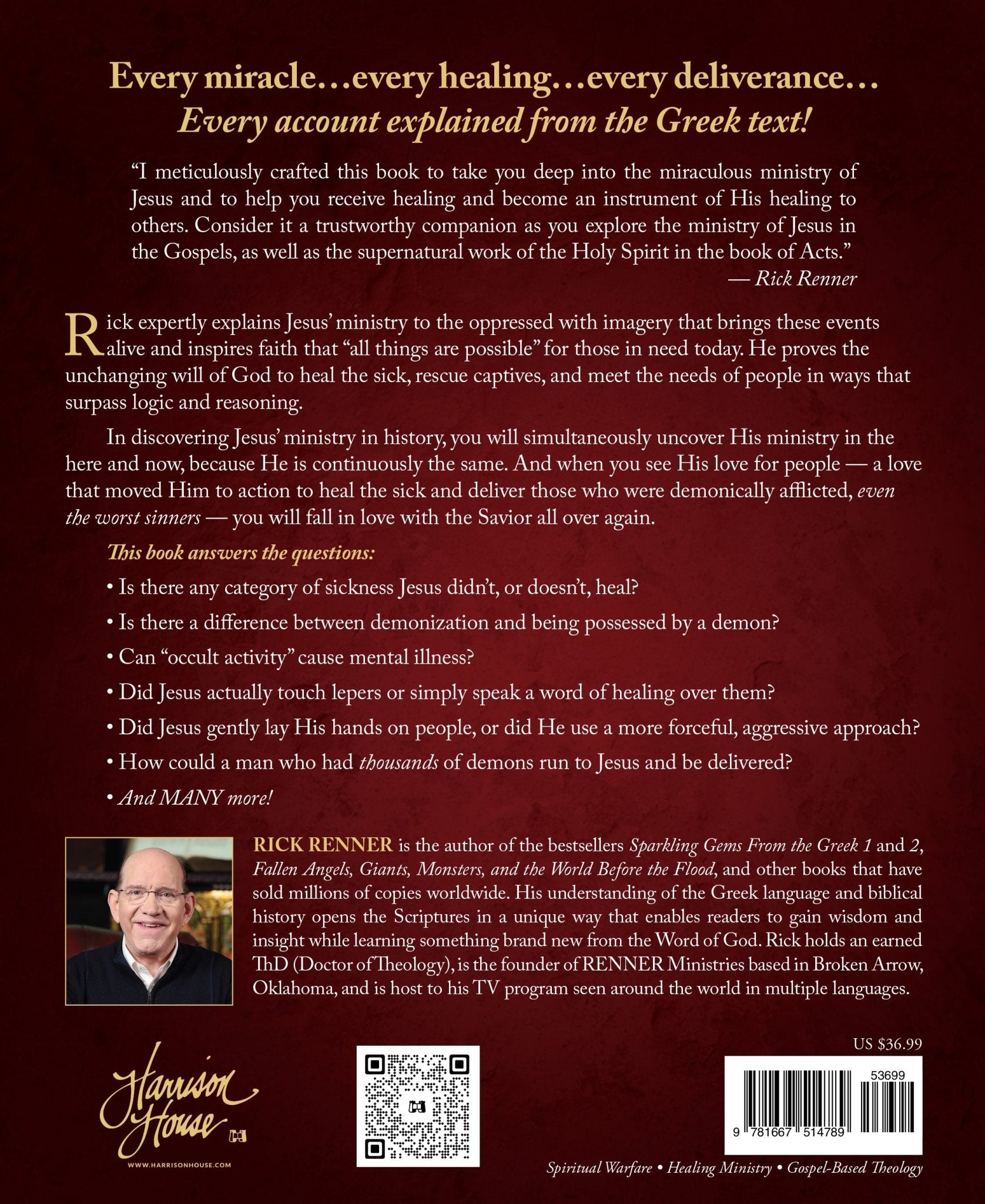 The Miracles of Jesus Christ: An Eye-Opening Examination of Every Miracle, Healing, and Demonic Encounter in the Gospels and the Book of Acts Paperback – September 2026 - Faith & Flame - Books and Gifts - Harrison House - 9781667514789