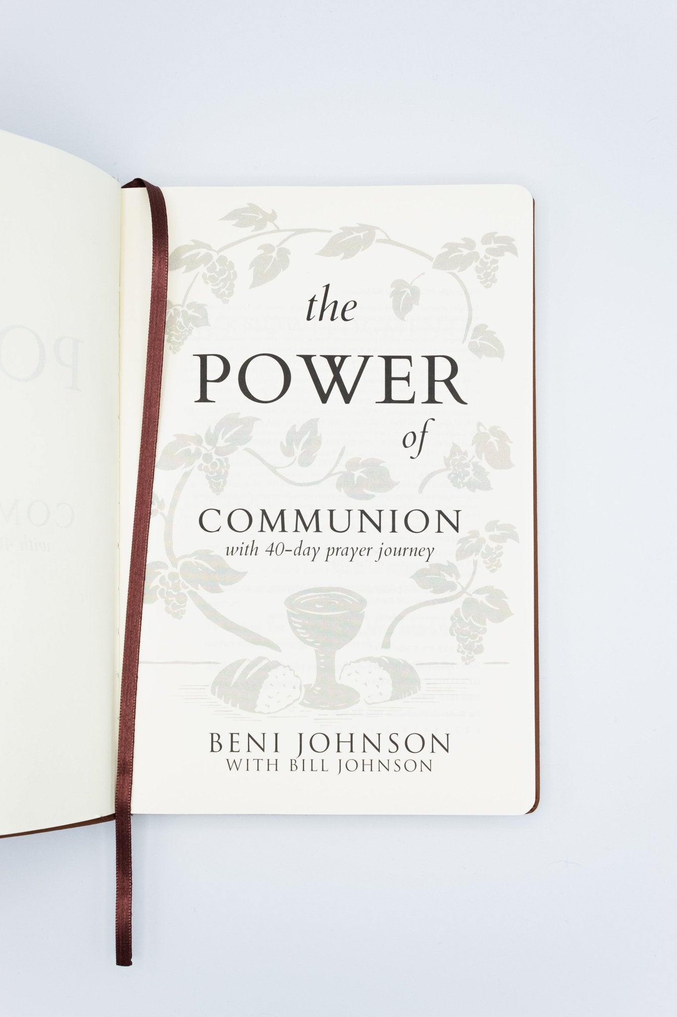 The Power of Communion with 40-Day Prayer Journey (Leather Gift Version): Accessing Miracles Through the Body and Blood of Jesus Imitation Leather – February 15, 2022 by Beni Johnson (Author), Bill Johnson (Author) - Faith & Flame - Books and Gifts - Destiny Image - 9780768461114