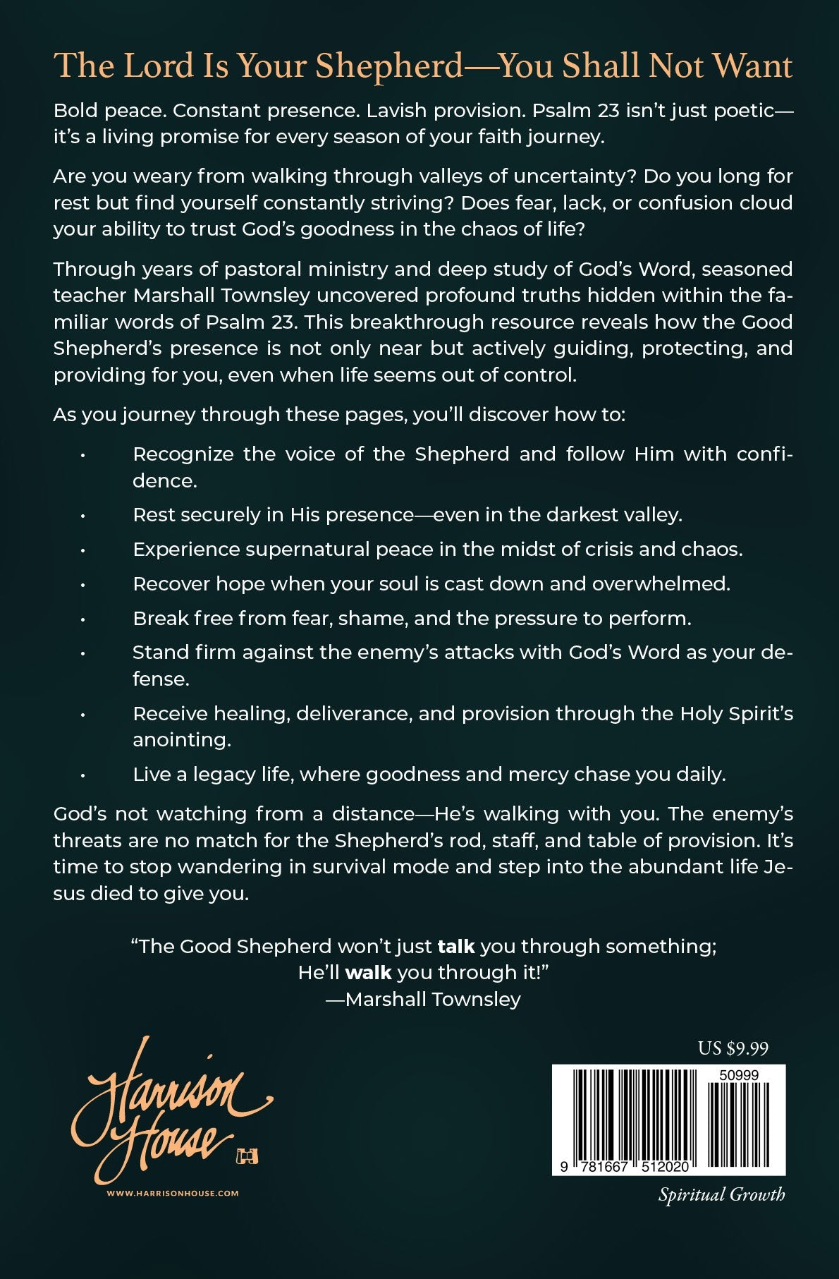 The Power of the 23rd Psalm: His Presence, Protection, and Provision for Your Journey of Faith – December 2, 2025 - Faith & Flame - Books and Gifts - Harrison House - 9781667512020