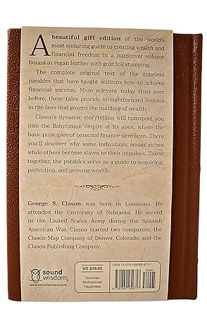The Richest Man in Babylon: Deluxe Edition (Original Parables) Leather Bound – November 7, 2023 - Faith & Flame - Books and Gifts - Sound Wisdom - 9781640954717