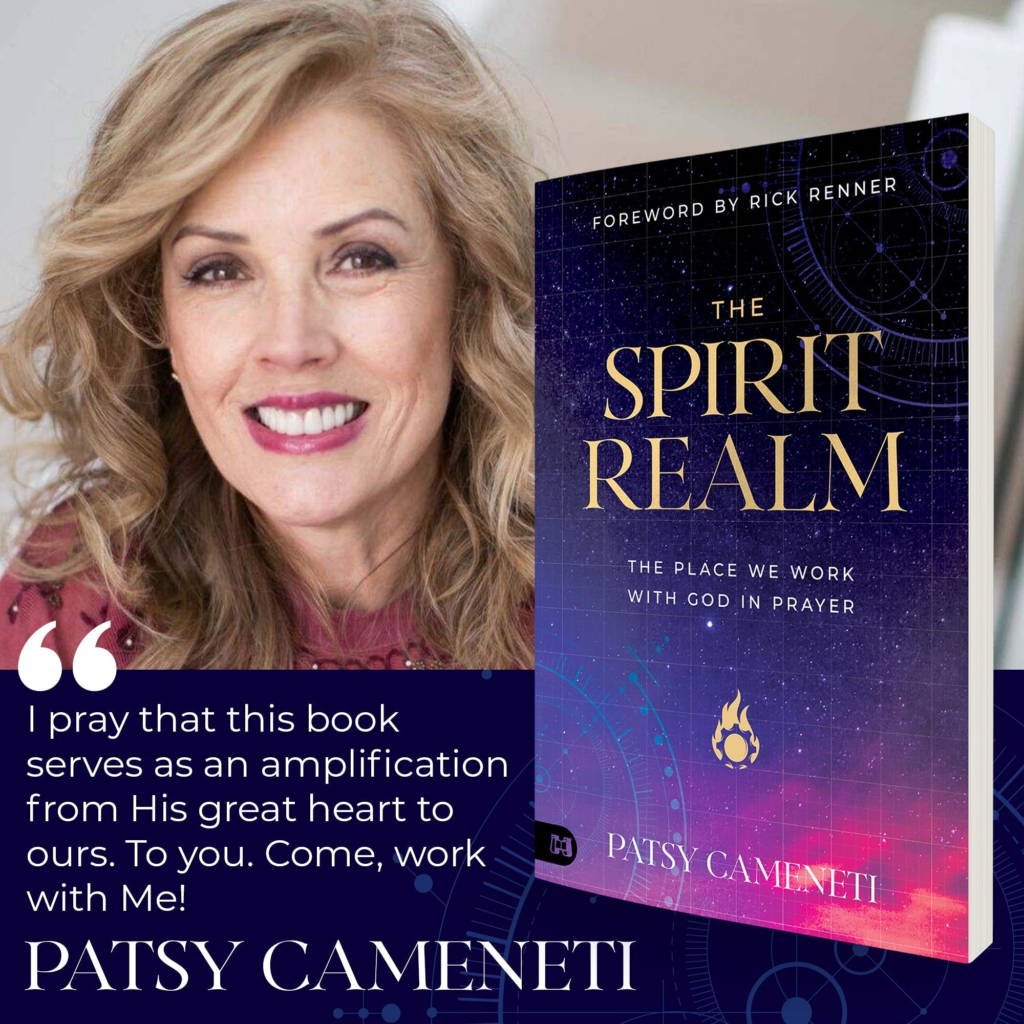 The Spirit Realm: The Place We Work with God in Prayer Paperback – October 1, 2024 - Faith & Flame - Books and Gifts - Harrison House - 9781667503516
